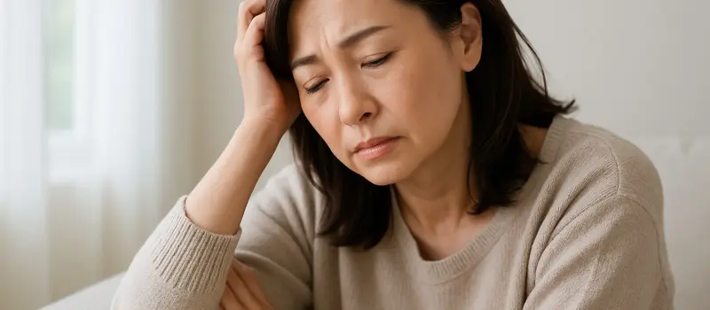 40代のうつ病の女性