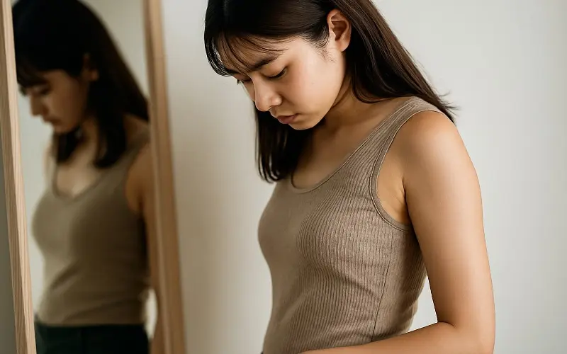 「自宅でできるバストアップ法｜20代・30代女性にもおすすめ」のアイキャッチ画像