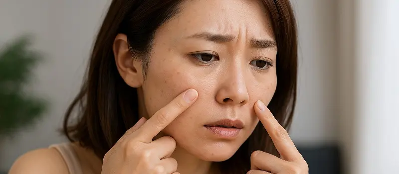 30代で肌の変化が気になりだした女性