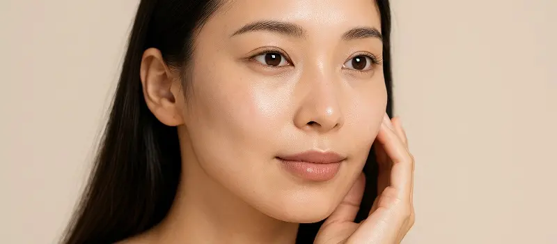 美白コスメのイメージ女性