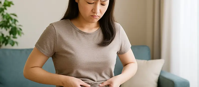 体型変化が気になってダイエットを考えている女性