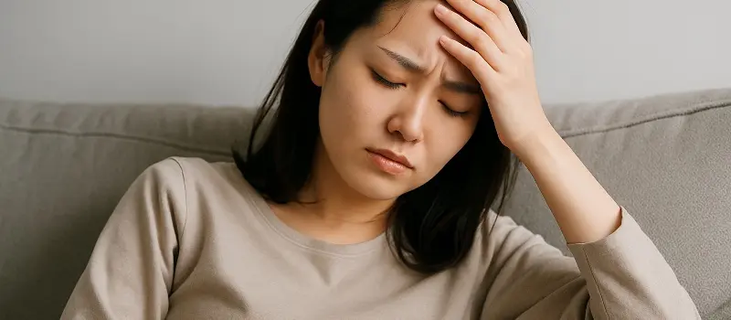 ホルモンバランスが乱れた女性