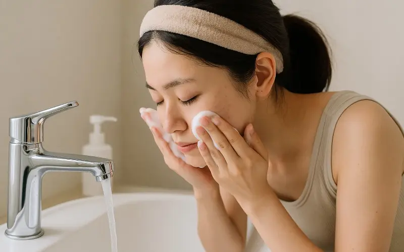 「大人ニキビの原因と洗顔ケア｜繰り返す肌トラブルから卒業する方法」のアイキャッチ画像