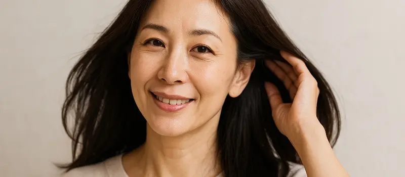 エイジングケアシャンプーのおすすめ活用のイメージ
