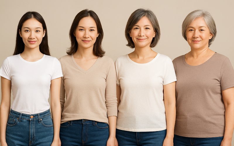 「【世代別】女性の体型変化と原因・対策ガイド」のアイキャッチ画像