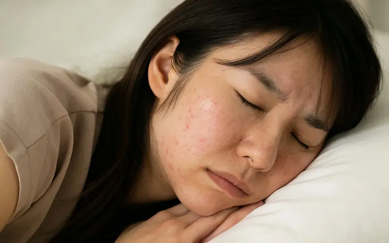 「ダニが枕によるニキビや肌荒れの原因に？対策をしっかり解説！」のアイキャッチ画像