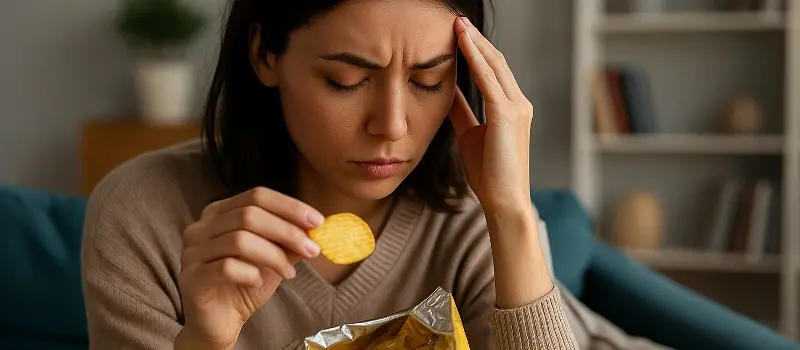 過食症の女性