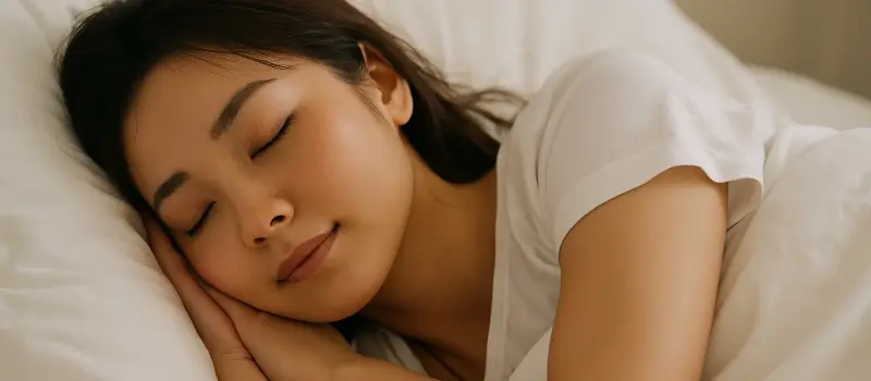 毎日のスキンケアルーティンを実施後の睡眠