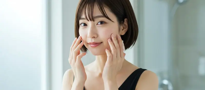 大人ニキビを気にする女性