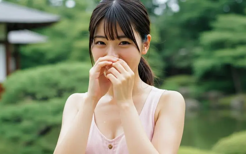 「鼻の汗がひどいとお悩みの方へ｜夏に役立つ即効＆実用対策まとめ」のアイキャッチ画像