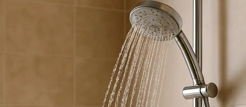 シャワーをから熱いお湯が出る