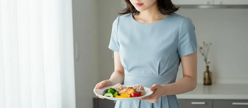 低GI食品のプレート