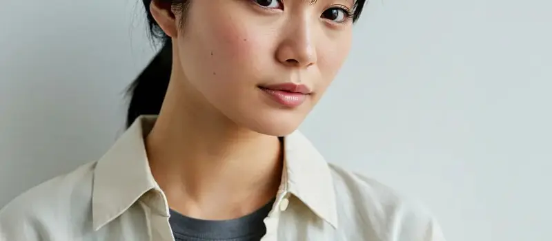 水分量を気にする女性