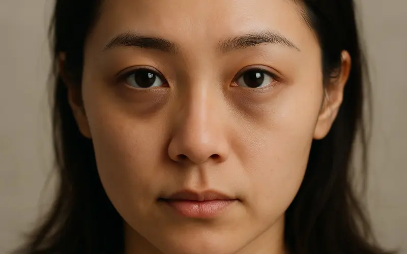 「消えない目元のクマを消す方法と隠し方」のアイキャッチ画像